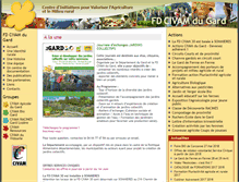 Tablet Screenshot of civamgard.fr